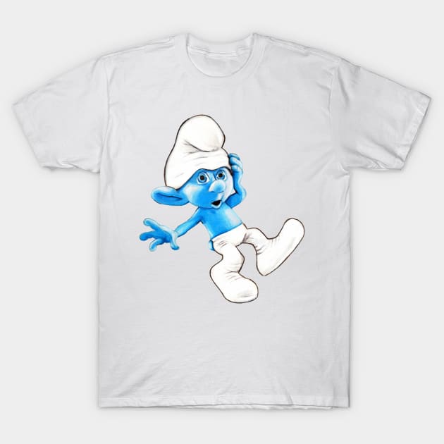 Smurf T-Shirt by Mercmichelle